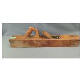 Antique wooden block plane