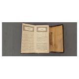 Weather activity ledger from 1914