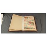 Assorted stamp collection in album