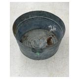 Galvanized Wash Tub 22'x10.5'