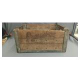 Queensboro farm products milk bottle crate
