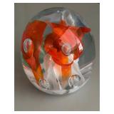 St Clair Glass Art Paperweight 2.5'