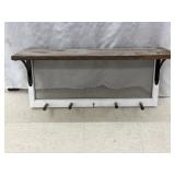 Ornate Wall Shelf/Coat Hanger 11'x14'x30'