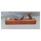 Antique wooden block plane