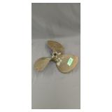 12' brass boat propeller