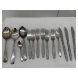 Stainless Steel Flatware Assortment 14-count lot