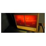 Winston cigarette advertising clock