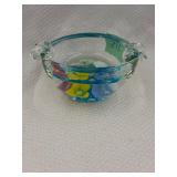 Glass Art Ashtray Paperweight