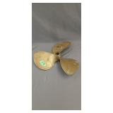 Equi-poise brass boat propeller
