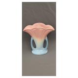 Hull Pottery Mardi Gras Granada fan vase