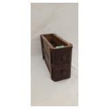 Set of double drawers from a singer sewing machine