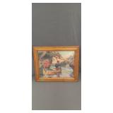 framed print of the painting A Mutual Surprise by