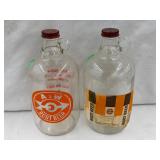 Two - A & W Root Beer Half Gallon Jugs
