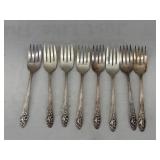 8- Community Silverplate Forks