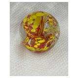 Glass Art Paperweight 2.5'