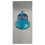 Vintage Blue Glass Bell Telephone Pioneers of