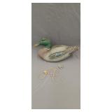 Vintage JC Higgins life like duck decoy