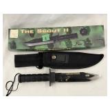 The Scout II Knife and Sheathe with Box 13'