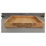 Edward C. Grande, Inc. Wood Advertisement Flat