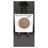1899 New Foundland Half Dollar Coin