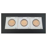 3- Canadian Loonie One Dollar Coins