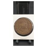 1957 Mexico 1 Peso coin