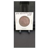 1898 New Foundland Half Dollar Coin