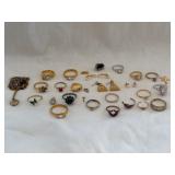 Gold Plate Costume Jewelry assortment