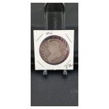 1825 Capped Bust Half Dollar Coin has a hole in it