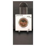 1998-W Canadian Loonie One Dollar Coin BU