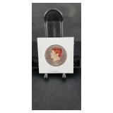 1996-P Colorized Kennedy Half Dollar Coin