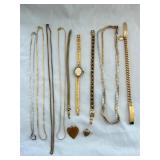 Croton Ladies Watch & Costume Jewelry assortment