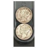 1940,1943 Mercury Dimes