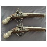 2- Gonher Play Cap Gun Flintlock Pistol #40