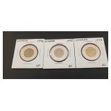 3- Canadian Toonie $2 Coins