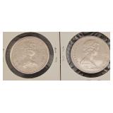 1972,1973 Canadian Dollar Coins