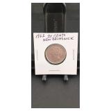 1862 New Brunswick 20 Cents silver coin