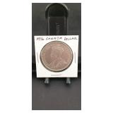 1936 Canadian silver dollar coin