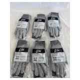 6-Pairs G-Tek Gloves 33-G115 Size L