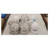6 hard hats