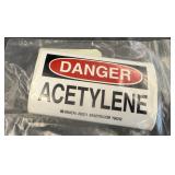 Gas Cylinder Labels-6 packs