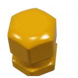 100- Hex Valve Yellow Aircraft Caps