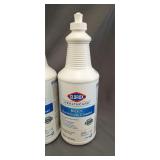 5-Clorox bleach germicidal cleaner 1qt. Bottles
