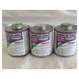 3- Weld-On P- 70 Primer 1qt Cans