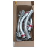 Six 4' steel conduit 90ï¿½ elbows