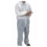 CONDOR Coveralls: XL, Polypropylene, Open Wrist