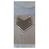 7 aluminum L braces 12' long sides 2' wide