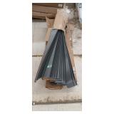 ARMSTRONG Wall Base Molding:Rubber, 48'x6', Strips