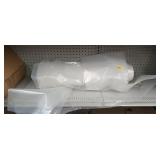Roll of plastic sheeting