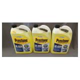 3 gallon jugs of prestone windshield washer fluid